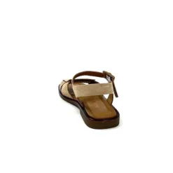 Ivoire0401a Ivoire 500.4314 Daim Beige Camel*Femme Sandales