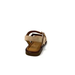 Ivoire0401a Ivoire 500.4314 Daim Beige Camel*Femme Sandales