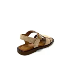Ivoire0401a Ivoire 500.4314 Daim Beige Camel*Femme Sandales