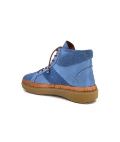 355-ivoire Ivoire 24721 Daim Bleu*Femme Bottines