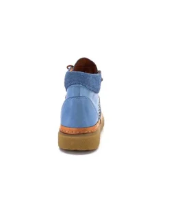355-ivoire Ivoire 24721 Daim Bleu*Femme Bottines