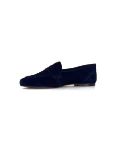 Ivoire0209b Ivoire 10648 Daim Bleu Marine*Femme Mocassins
