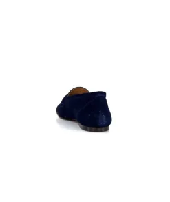 Ivoire0209b Ivoire 10648 Daim Bleu Marine*Femme Mocassins