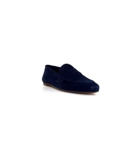Ivoire0209b Ivoire 10648 Daim Bleu Marine*Femme Mocassins