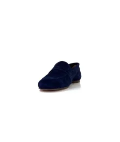 Ivoire0209b Ivoire 10648 Daim Bleu Marine*Femme Mocassins
