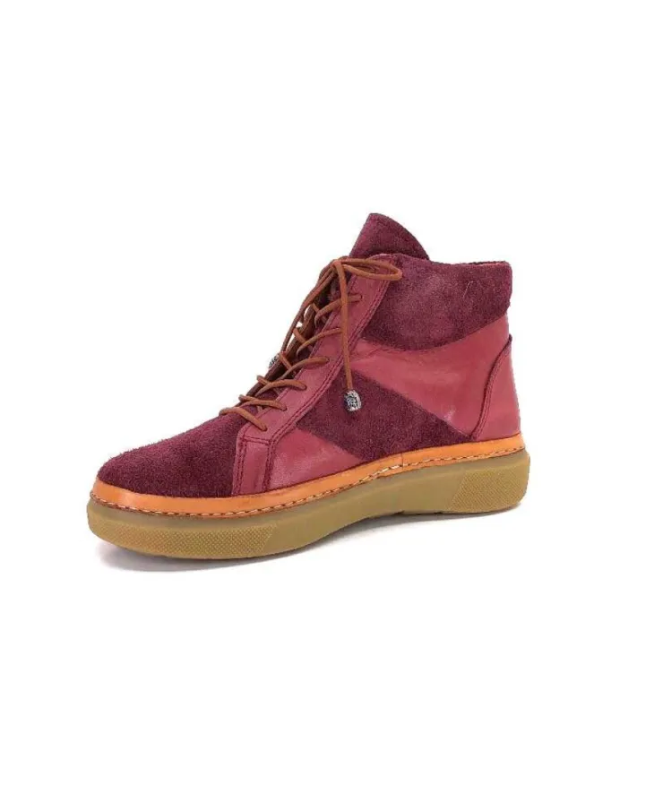 355-ivoire Ivoire 24721 Daim Bordeaux*Femme Bottines