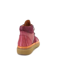 355-ivoire Ivoire 24721 Daim Bordeaux*Femme Bottines