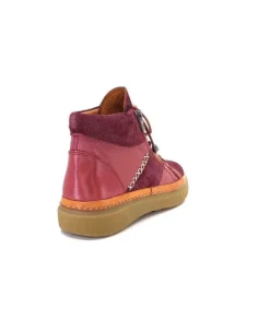 355-ivoire Ivoire 24721 Daim Bordeaux*Femme Bottines