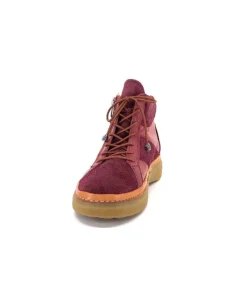 355-ivoire Ivoire 24721 Daim Bordeaux*Femme Bottines