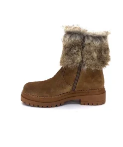 Ivoire-354 Ivoire 108523 Daim Camel*Femme Bottines