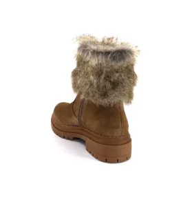 Ivoire-354 Ivoire 108523 Daim Camel*Femme Bottines