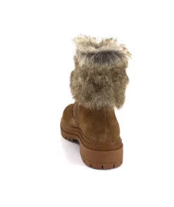 Ivoire-354 Ivoire 108523 Daim Camel*Femme Bottines