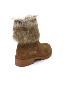 Ivoire-354 Ivoire 108523 Daim Camel*Femme Bottines