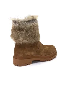 Ivoire-354 Ivoire 108523 Daim Camel*Femme Bottines