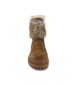 Ivoire-354 Ivoire 108523 Daim Camel*Femme Bottines