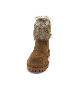 Ivoire-354 Ivoire 108523 Daim Camel*Femme Bottines