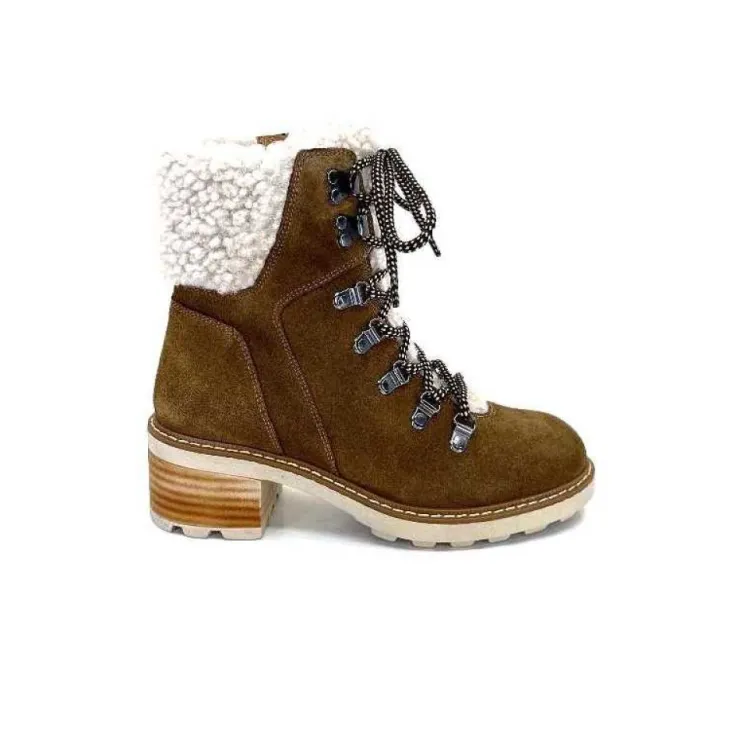 Ivoire-354 Ivoire 109371 Daim Camel*Femme Fourrées