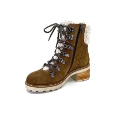 Ivoire-354 Ivoire 109371 Daim Camel*Femme Fourrées