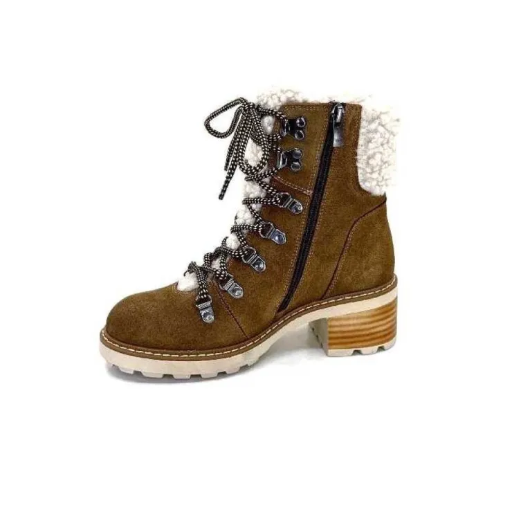 Ivoire-354 Ivoire 109371 Daim Camel*Femme Fourrées