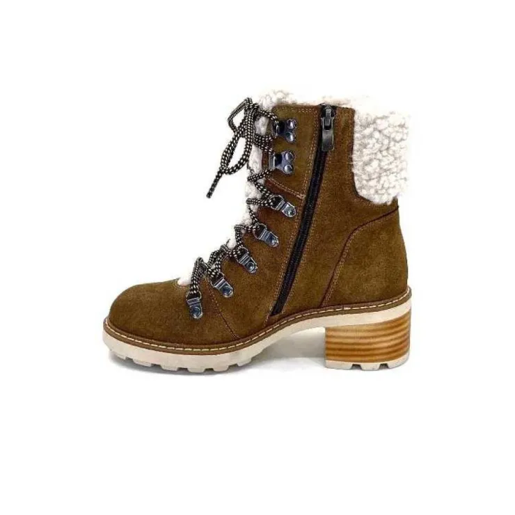 Ivoire-354 Ivoire 109371 Daim Camel*Femme Fourrées