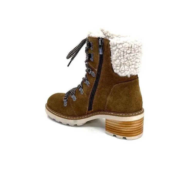 Ivoire-354 Ivoire 109371 Daim Camel*Femme Fourrées