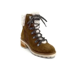 Ivoire-354 Ivoire 109371 Daim Camel*Femme Fourrées