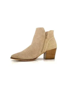 Ivoire0104a Ivoire 45079 Daim Fossile*Femme Bottines Eté