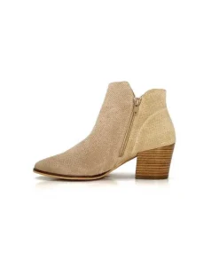 Ivoire0104a Ivoire 45079 Daim Fossile*Femme Bottines Eté