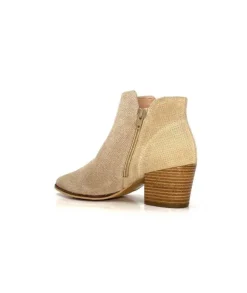 Ivoire0104a Ivoire 45079 Daim Fossile*Femme Bottines Eté
