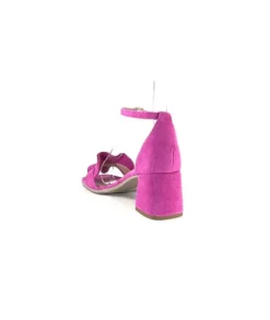 Ivoire0351a Ivoire 8453770 Daim Fushia*Femme Sandales