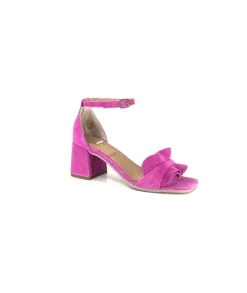 Ivoire0351a Ivoire 8453770 Daim Fushia*Femme Sandales