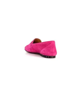 Ivoire0209b Ivoire 10648 Daim Fuxia*Femme Mocassins