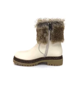 Ivoire-354 Ivoire 108523 Daim Graine Blanc*Femme Bottines