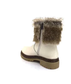 Ivoire-354 Ivoire 108523 Daim Graine Blanc*Femme Bottines