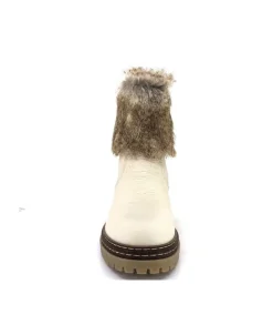 Ivoire-354 Ivoire 108523 Daim Graine Blanc*Femme Bottines