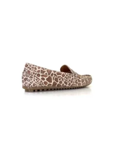 Ivoire0209b Ivoire 10322 Daim Leo Beige*Femme Mocassins