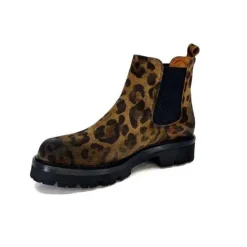 Ivoire0156 Ivoire 3250 Daim Leo Marron*Femme Bottines