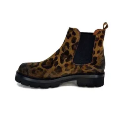 Ivoire0156 Ivoire 3250 Daim Leo Marron*Femme Bottines