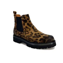 Ivoire0156 Ivoire 3250 Daim Leo Marron*Femme Bottines