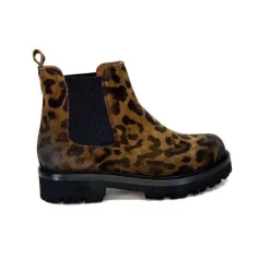 Ivoire0156 Ivoire 3250 Daim Leo Marron*Femme Bottines