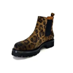 Ivoire0156 Ivoire 3250 Daim Leo Marron*Femme Bottines