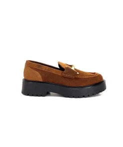 Ivoire0351a Ivoire 7325177 Daim Marron*Femme Mocassins