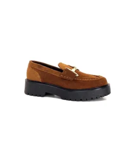Ivoire0351a Ivoire 7325177 Daim Marron*Femme Mocassins