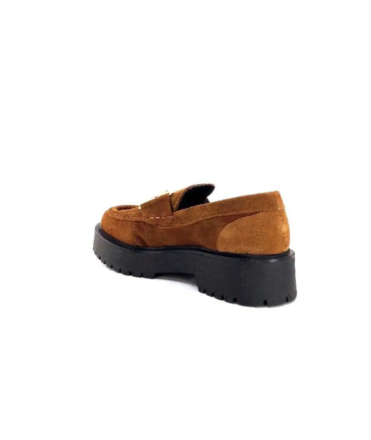 Ivoire0351a Ivoire 7325177 Daim Marron*Femme Mocassins