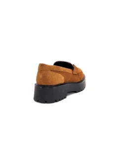 Ivoire0351a Ivoire 7325177 Daim Marron*Femme Mocassins