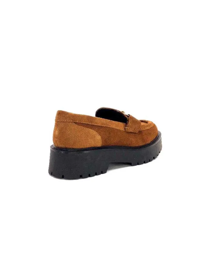 Ivoire0351a Ivoire 7325177 Daim Marron*Femme Mocassins