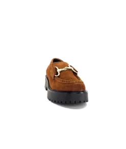 Ivoire0351a Ivoire 7325177 Daim Marron*Femme Mocassins