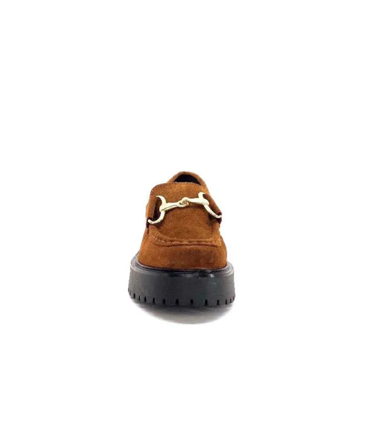 Ivoire0351a Ivoire 7325177 Daim Marron*Femme Mocassins