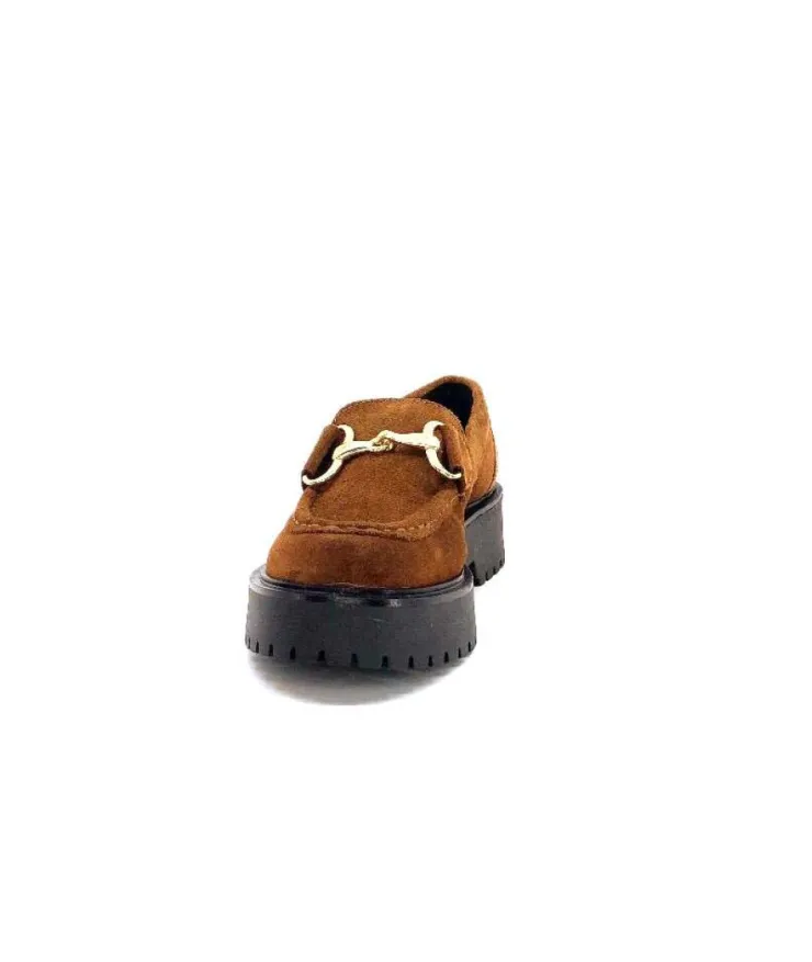 Ivoire0351a Ivoire 7325177 Daim Marron*Femme Mocassins