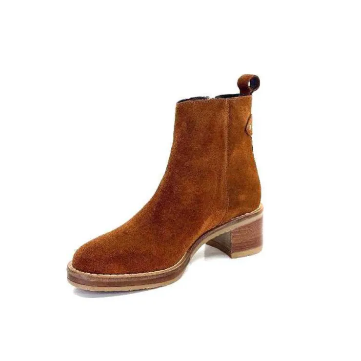 We Do Ivoire 99765 Daim Marron*Femme Bottines